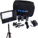 Bescor FP-312S 1-Point LED Light Kit with Light Stand