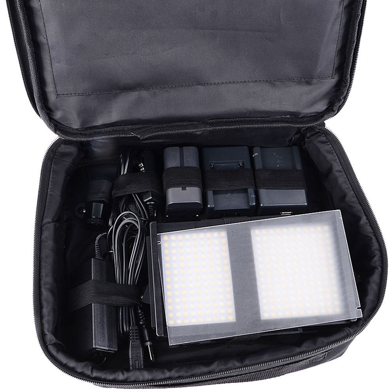 Bescor FP-312T 3-Point LED Light Kit with Light Stands