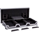 DeeJay LED Case for Two Pioneer 2-CDJ2000 and 12" Mixer