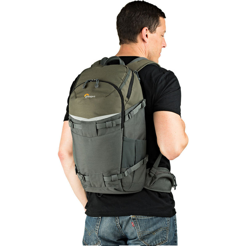 Lowepro Flipside Trek BP 350 AW Backpack (Gray/Dark Green)