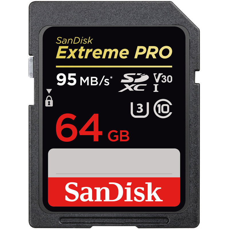 SanDisk 64GB Extreme PRO CompactFlash & 64GB Extreme PRO UHS-I SDXC Memory Card Kit