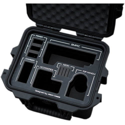 Jason Cases Hard Case for Blackmagic Pocket Cinema Camera Kit (Black Overlay)