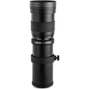 Opteka 420-800mm f/8.3 HD Telephoto Zoom Lens for T Mount