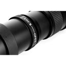 Opteka 420-800mm f/8.3 HD Telephoto Zoom Lens for T Mount