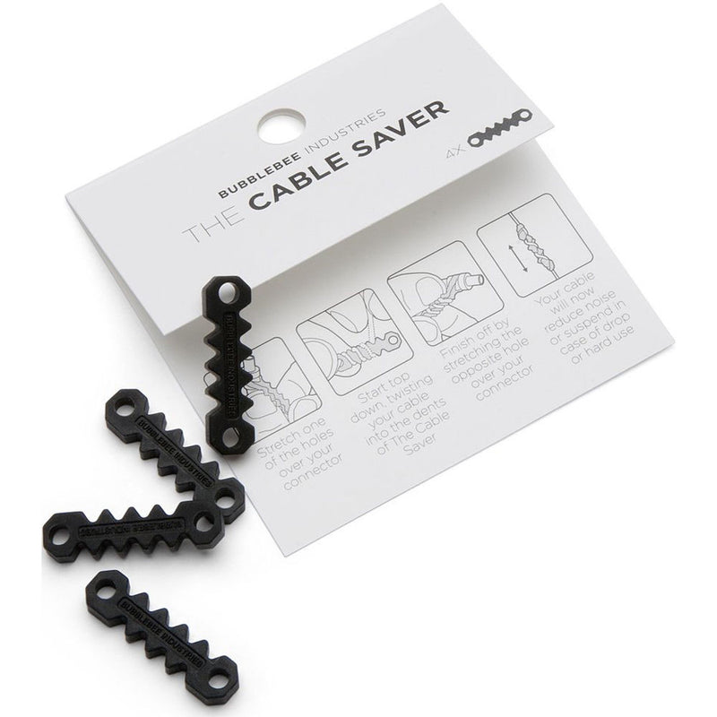 Bubblebee Industries Rubber Lavalier Cable Savers (4-Pack)