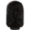 Bubblebee Industries Windkiller Long Fur Slip-On Wind Protector for 18 to 24mm Mics (Medium, Black)