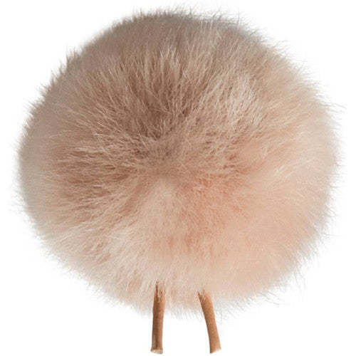 Bubblebee Industries Windbubble Miniature Imitation-Fur Windscreen (Lav Size 3, 40mm, Beige)