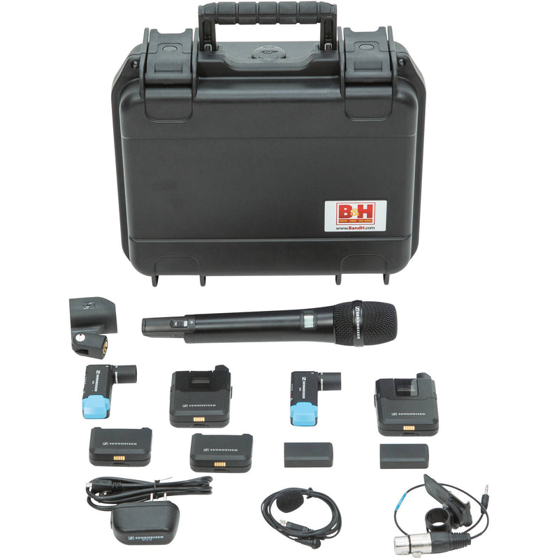 SKB iSeries 3I-1209-4-BH2 Waterproof Case for Sennheiser AVX Wireless Mic Systems