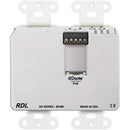 RDL DDB-BN2M 2 x 2 Wall-Mounted Bi-Directional Mic/Line Dante Interface (White)