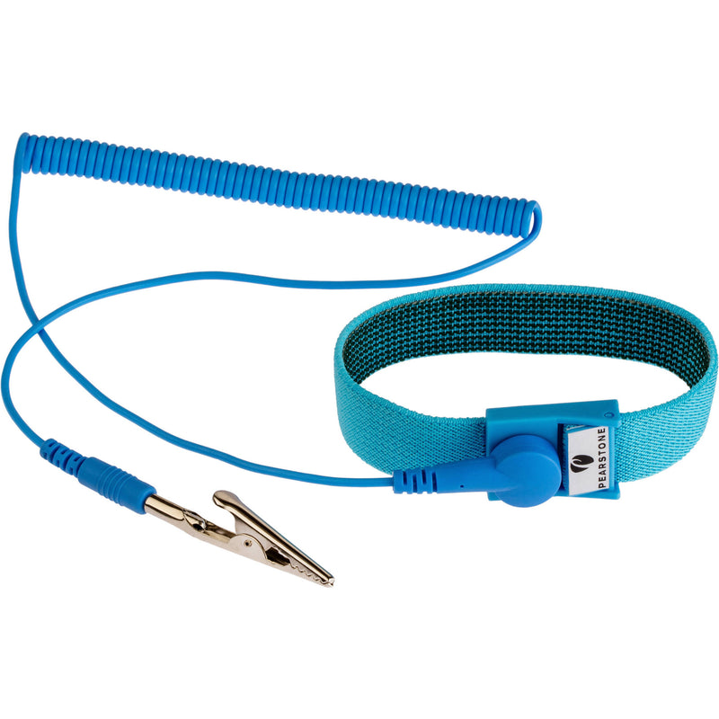 Pearstone Anti-Static Wrist Strap (6', Blue)