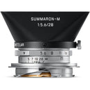 Leica Summaron-M 28mm f/5.6 Lens (Silver)