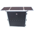 ProX Transformer Series Fold-Away DJ Performance Desk Facade with Wheels