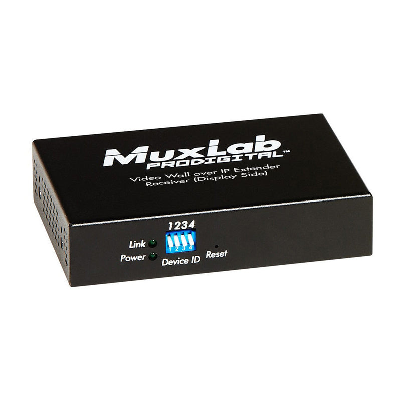 MuxLab HDMI / RS232 over IP Video Wall Receiver with PoE (330')