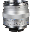 Zeiss Wide Angle 35mm f/2 Biogon T* ZM Manual Focus Lens for Zeiss Ikon and Leica M Mount Rangefinder Cameras - Silver