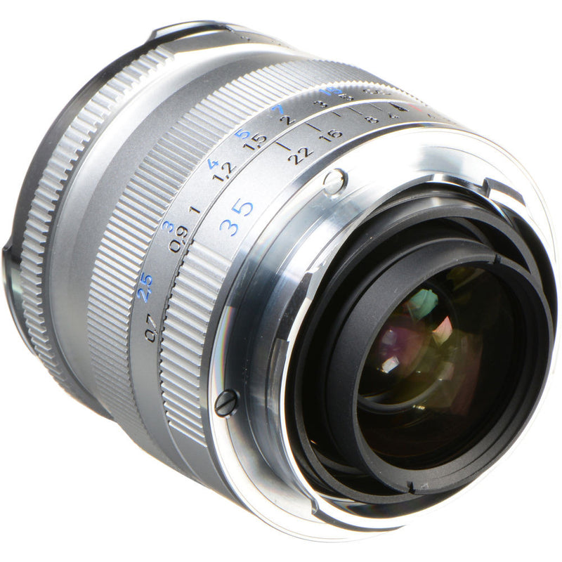 Zeiss Wide Angle 35mm f/2 Biogon T* ZM Manual Focus Lens for Zeiss Ikon and Leica M Mount Rangefinder Cameras - Silver