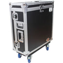 ProX Flight Case with Doghouse and Wheels for Allen & Heath QU-32 Digital Mixer