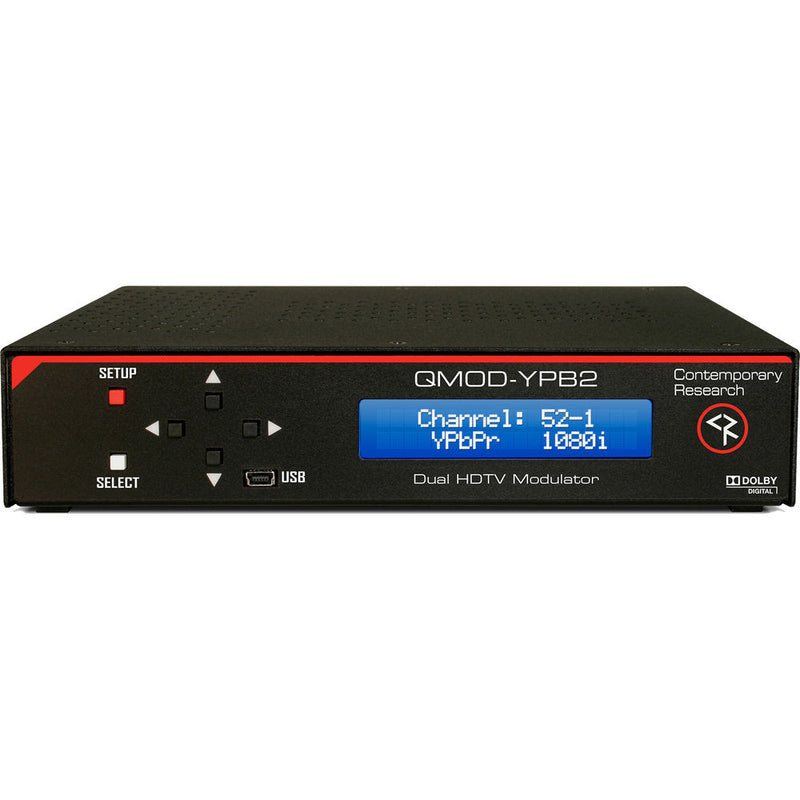 Contemporary Research QMOD-YPB 2 HDTV Modulator and IPTV Encoder