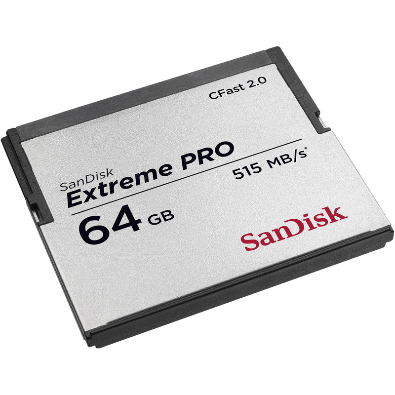 SanDisk 64GB Extreme PRO CFast 2.0 Memory Card (Canon & Blackmagic Cameras)