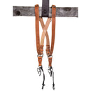 HoldFast Gear Money Maker Two-Camera Harness (English Bridle, Tan, Medium)