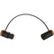 Cable Techniques Low-Profile, 3-Pin XLR Female to 3-Pin XLR Male Adjustable-Angle Cable (Brown Caps, 10")