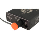 Cable Techniques Low-Profile, 3-Pin XLR Female to 3-Pin XLR Male Adjustable-Angle Cable (Orange Caps, 24")