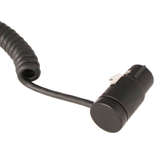 Cable Techniques XLR 3-Pin Female to XLR 3-Pin Male, Low-Profile, Premium Coiled Boom to Mixer Cable (18" to 6')