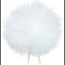 Bubblebee Industries Windbubble Miniature Imitation-Fur Windscreen (Lav Size 1, 28mm, White)