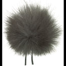 Bubblebee Industries Windbubble Miniature Imitation-Fur Windscreen (Lav Size 2, 35mm, Grey)