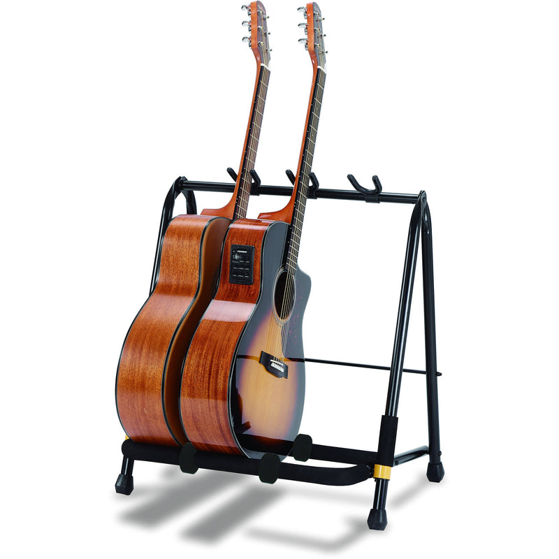 HERCULES Stands Multi-Guitar Display Rack (Three-Space)