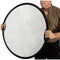 Impact Circular Collapsible Reflector with Handles (32", Gold/Silver)