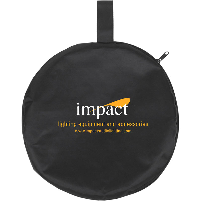 Impact Circular Collapsible Reflector with Handles (32", Soft Gold/White)