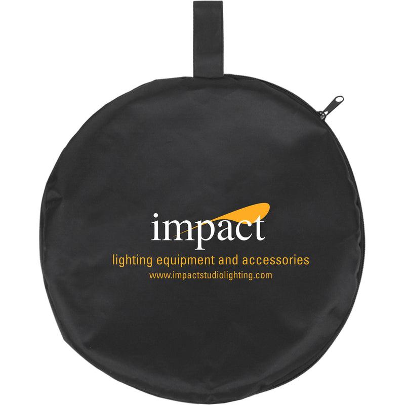 Impact Circular Collapsible Reflector with Handles (42", Soft Gold/White)