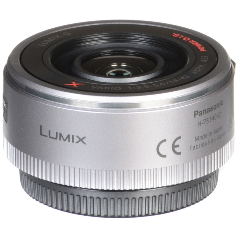 Panasonic Lumix G X Vario PZ 14-42mm f/3.5-5.6 Power O.I.S. Lens (Silver)