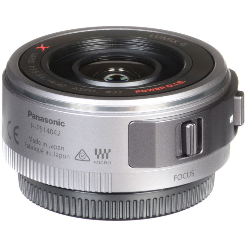 Panasonic Lumix G X Vario PZ 14-42mm f/3.5-5.6 Power O.I.S. Lens (Silver)