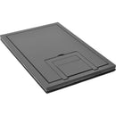 FSR FL-200 U-Access 1/4" Solid Cover with Cable Exit (Gray)