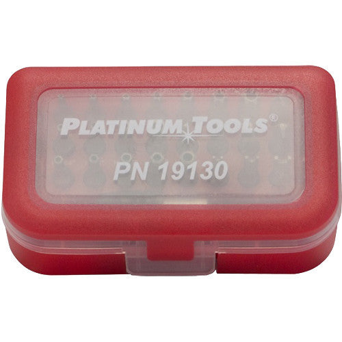 Platinum Tools 30-Piece Security Bit Set for 19120C 8-in-1 Stubby Screwdriver