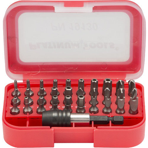 Platinum Tools 30-Piece Security Bit Set for 19120C 8-in-1 Stubby Screwdriver