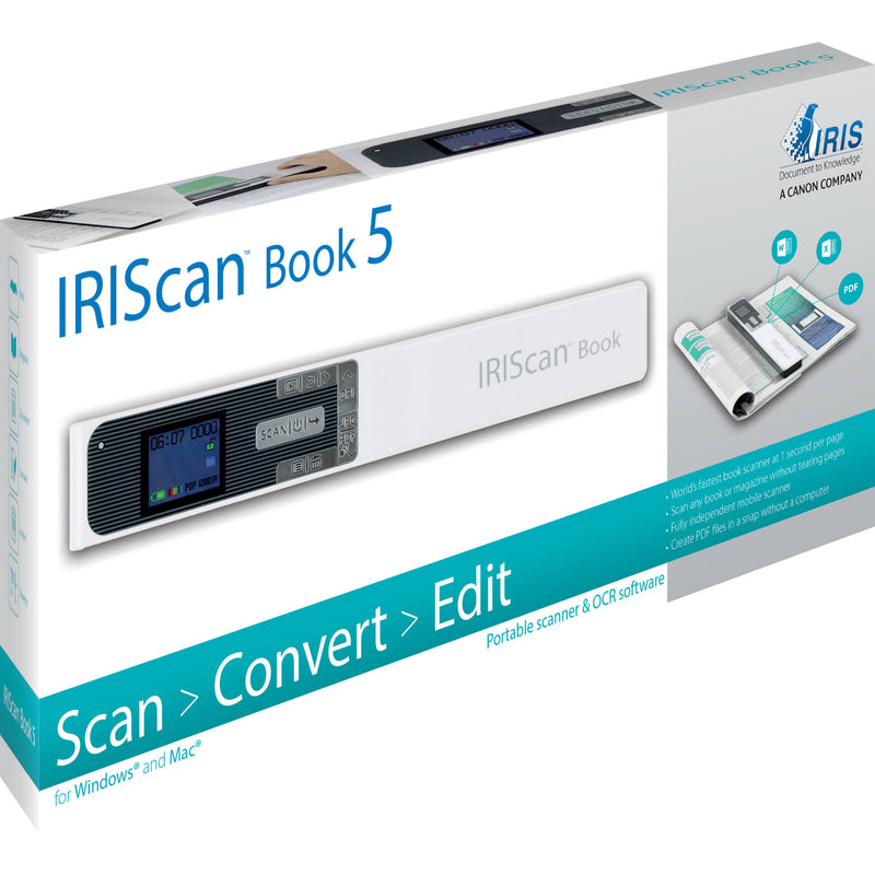 IRIScan Book 5 Portable Scanner (White)