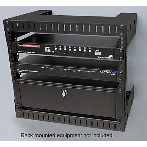 StarTech 8 RU Open-Frame Wall Mount Equipment Rack with 12" Depth