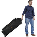 Porta Brace WPC-3OR Wheeled Production Case (Large, Midnight Black)