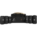 Porta Brace Rigid-Frame Padded Carrying Case with Two 7" & Four 4" Lens Cups