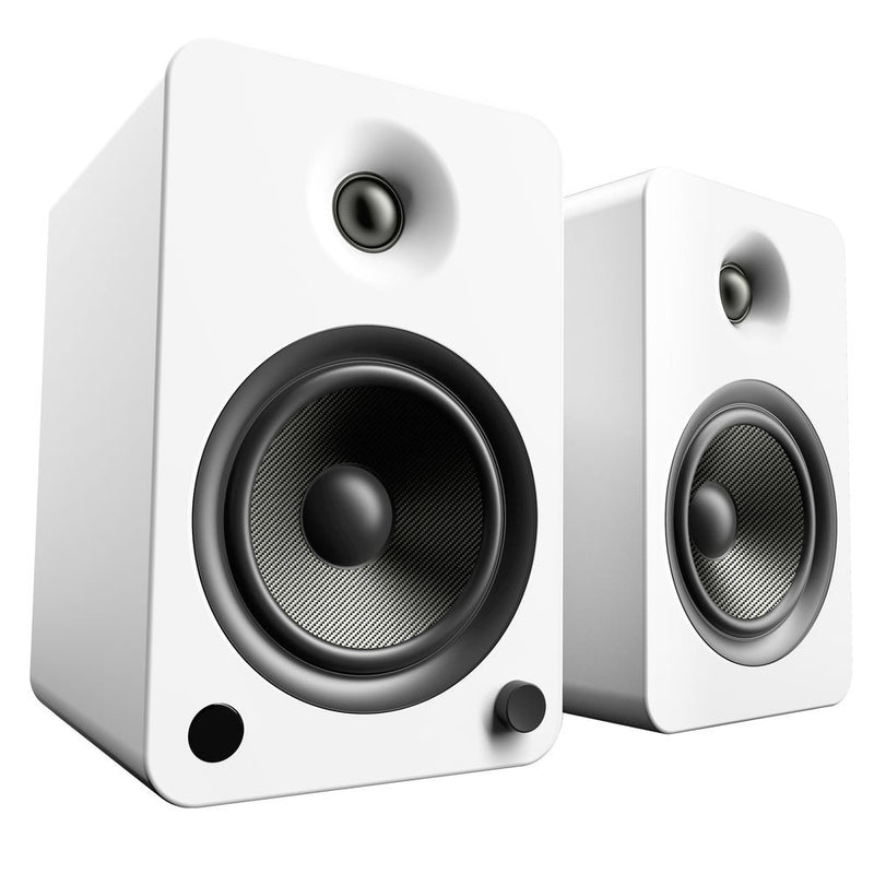 Kanto Living YU6 2-Way Powered Bookshelf Speakers (Pair, Pure)