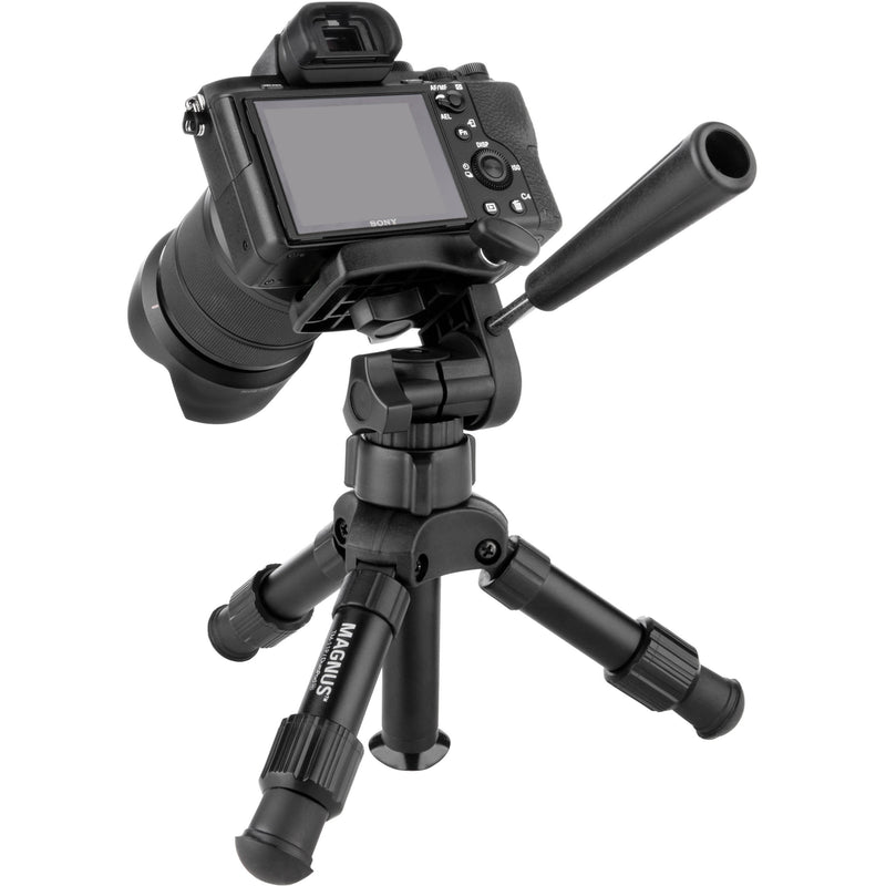 Magnus TM-11P DuraPod Mini Tripod with 3-Way, Pan-and-Tilt Head