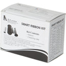 IDP SIADC-P-W Resin White Ribbon with Disposable Cleaning Roller for SMART-30S/SMART-50 Printers (1,200 Cards/Roll)