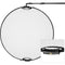 Impact Circular Collapsible Reflector with Handles (52", Gold/White)