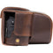 MegaGear Ever Ready Leather Camera Case for Sony Cyber-shot DSC-RX10 III (Dark Brown)