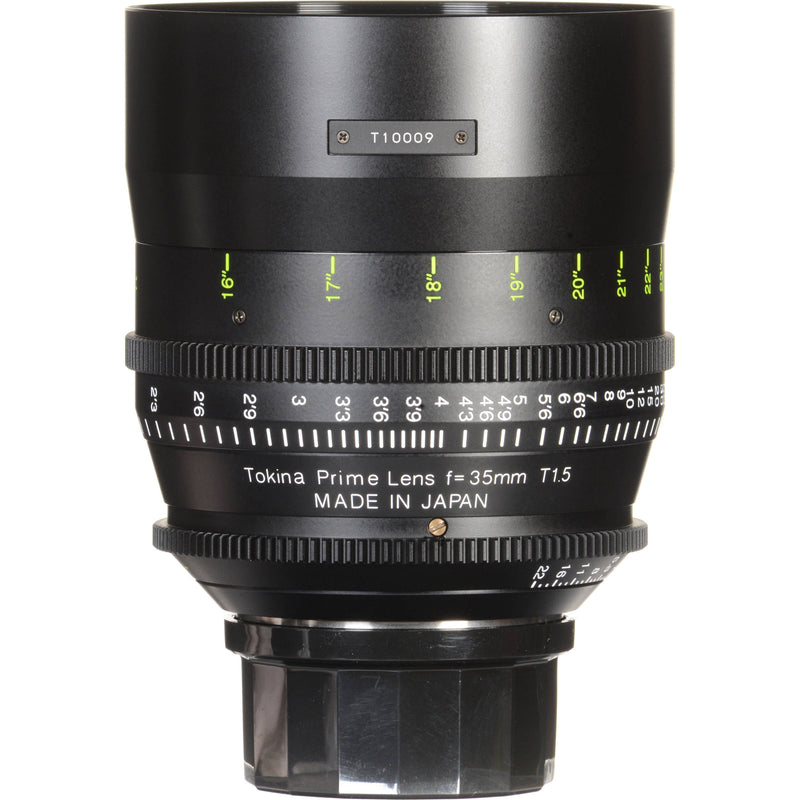 Tokina 35mm T1.5 Cinema Vista Prime Lens (PL Mount, Focus Scale in Feet)