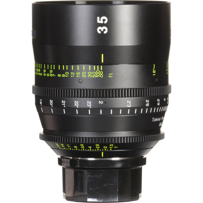 Tokina 35mm T1.5 Cinema Vista Prime Lens (PL Mount, Focus Scale in Feet)