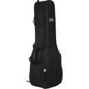 Gator Cases 4G Series Double Gig Bag with Backpack Straps for Acoustic & Electric Guitar