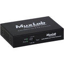 MuxLab Audio over IP Extender Kit with 2-Ch 50W Amp & Mic Input (EU Plug)